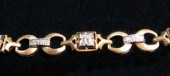 14 karat yellow gold and diamo