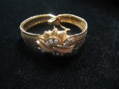 14 karat yellow gold and petit