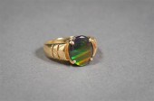 14-KARAT YELLOW-GOLD AND AMMOL