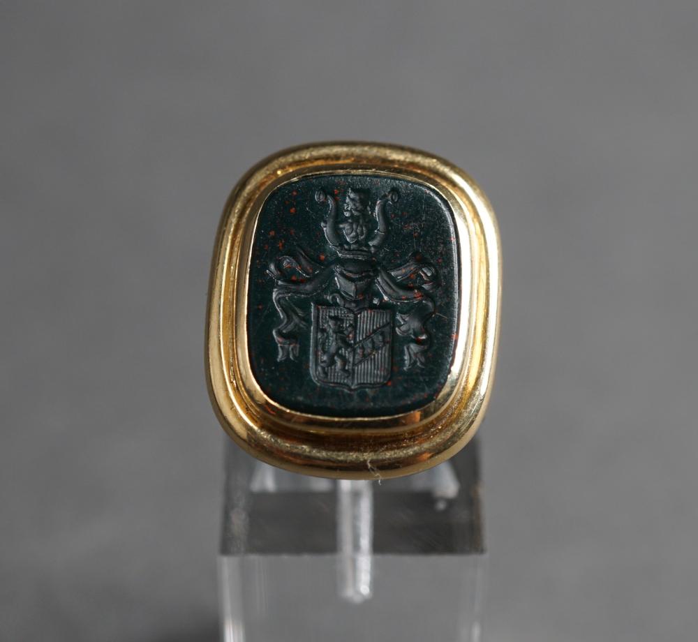 14-KARAT YELLOW-GOLD AND BLOOD