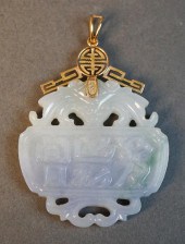 14-KARAT YELLOW-GOLD AND CARVE