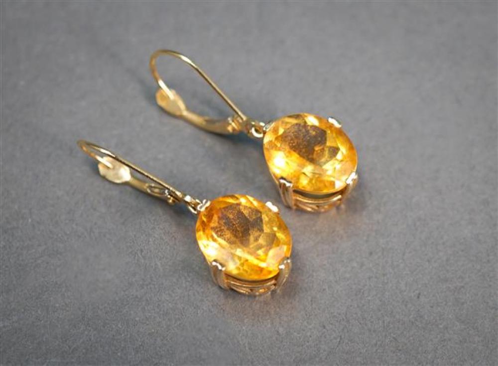14-KARAT YELLOW-GOLD AND CITRINE