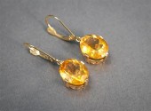 14-KARAT YELLOW-GOLD AND CITRI