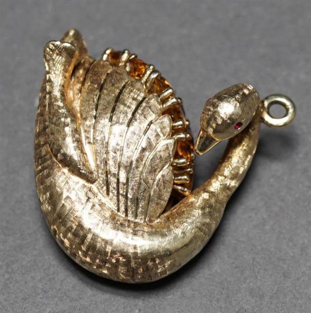 14-KARAT YELLOW-GOLD AND CITRINE