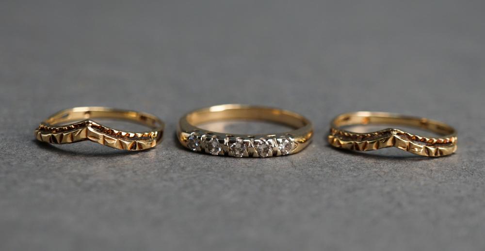 14-KARAT YELLOW-GOLD AND DIAMOND