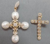 14-KARAT YELLOW-GOLD AND DIAMO