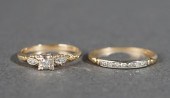 14-KARAT YELLOW-GOLD AND DIAMO