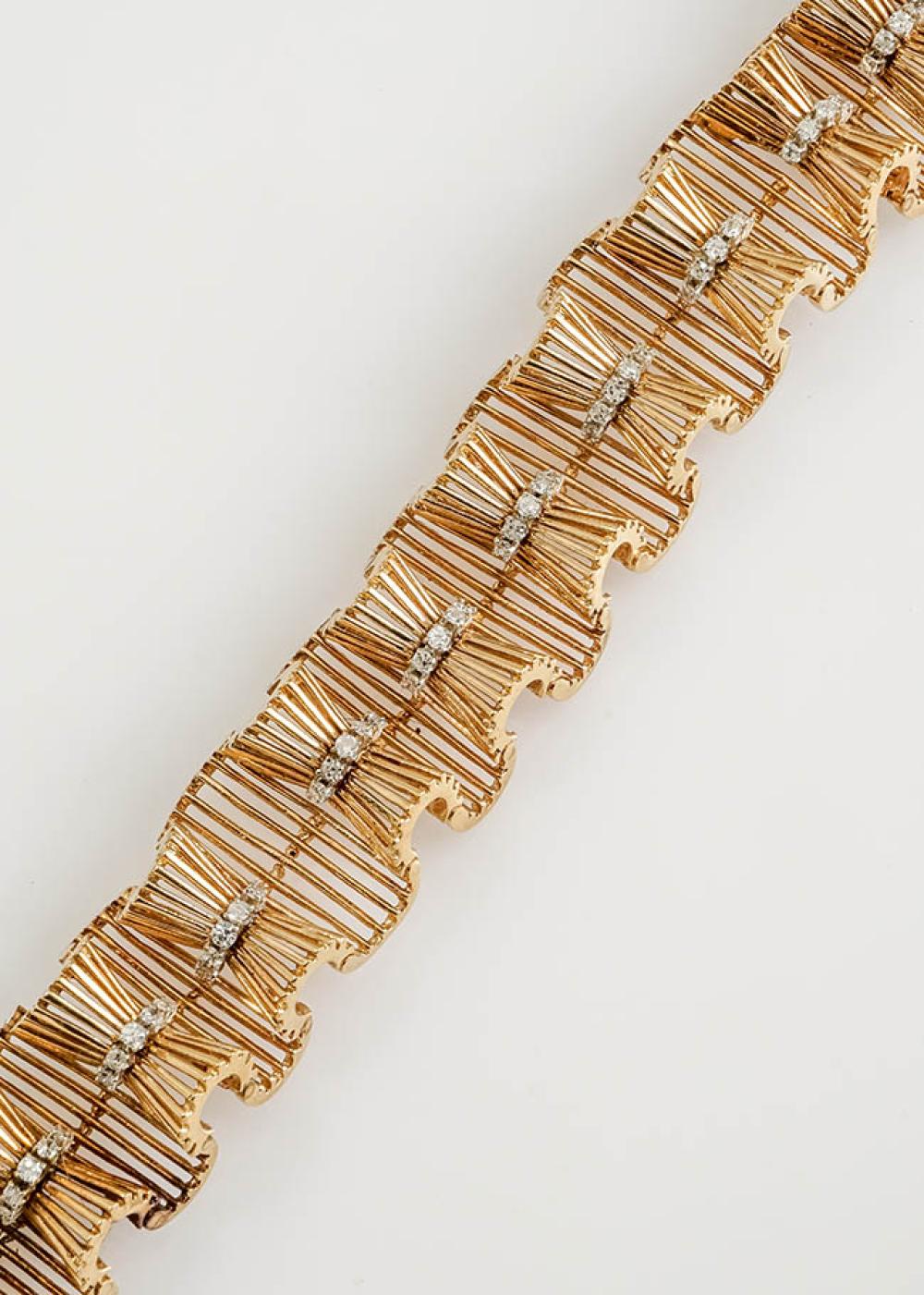 14-KARAT YELLOW-GOLD AND DIAMOND