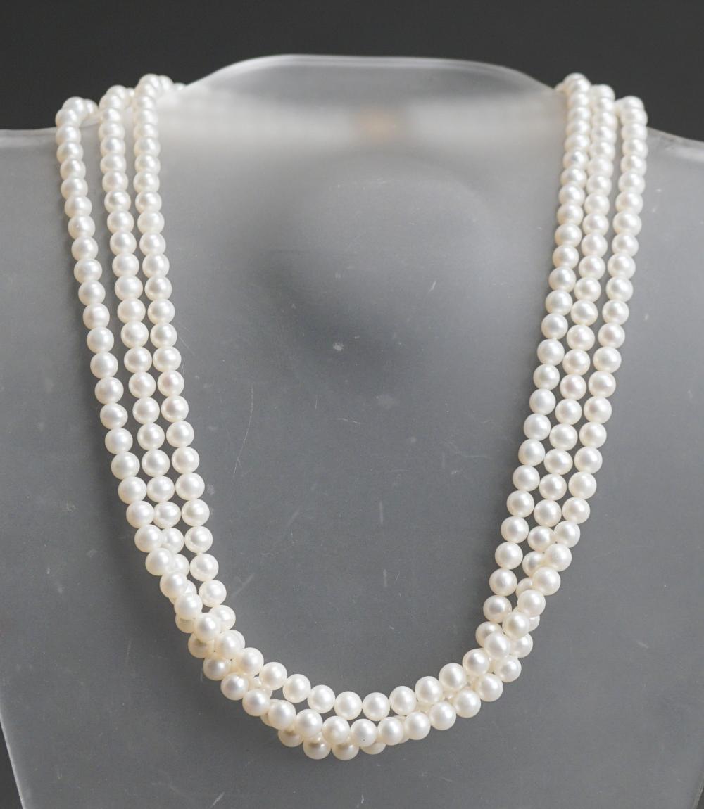 14-KARAT YELLOW-GOLD AND FRESHWATER