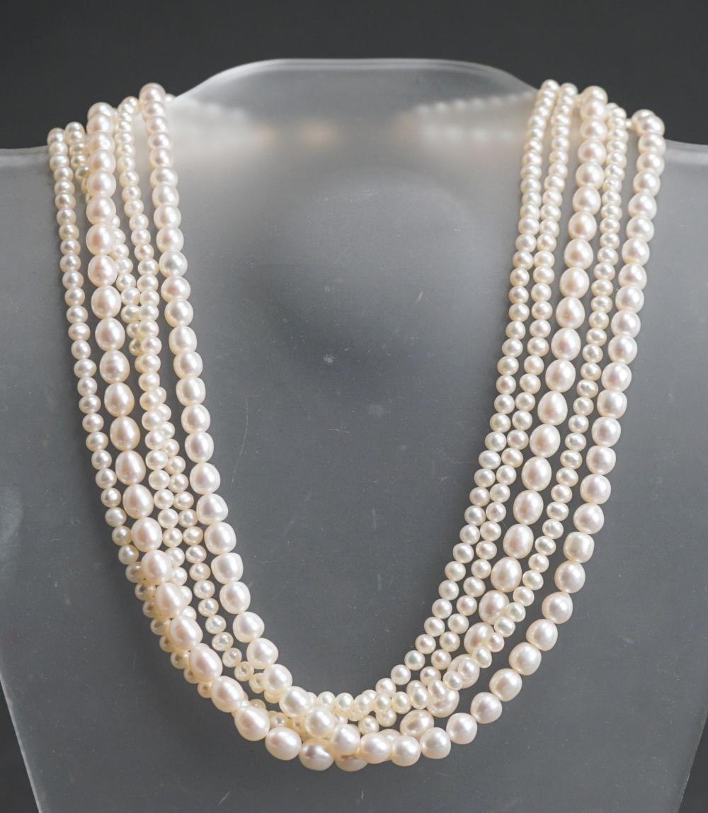 14-KARAT YELLOW-GOLD AND FRESHWATER