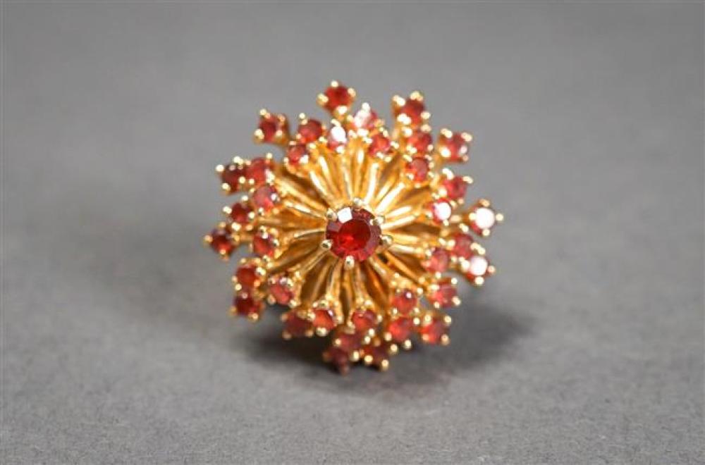 14-KARAT YELLOW-GOLD AND GARNET