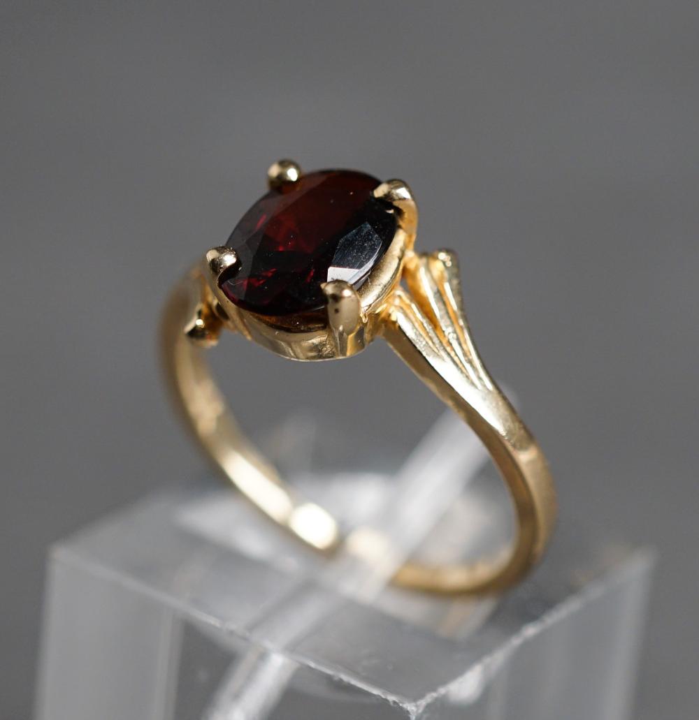 14-KARAT YELLOW-GOLD AND GARNET