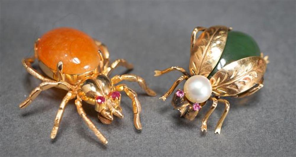 14-KARAT YELLOW-GOLD AND GEM SET