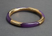 14-KARAT YELLOW-GOLD AND LAVEN