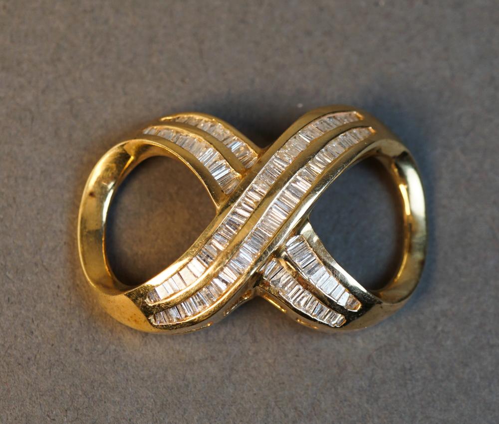 14-KARAT YELLOW-GOLD AND PAVE