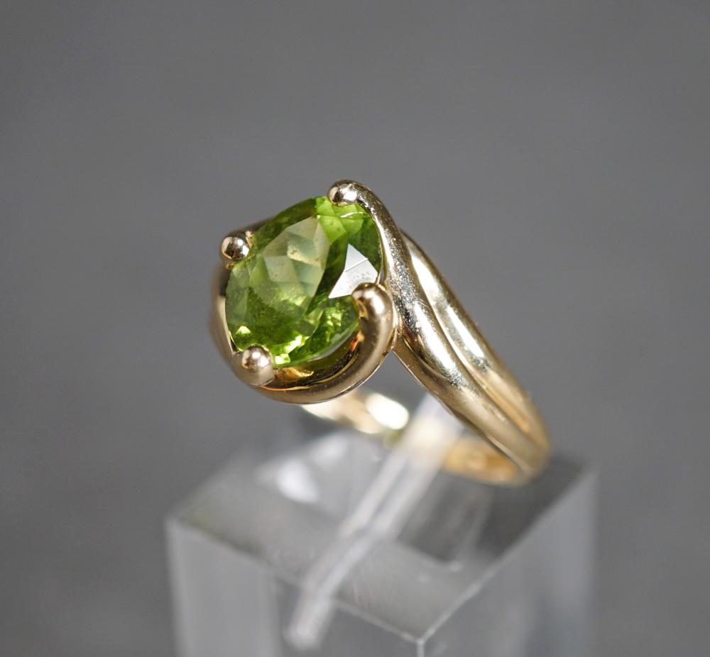 14-KARAT YELLOW-GOLD AND PERIDOT