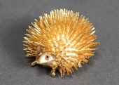14-KARAT YELLOW-GOLD AND RUBY