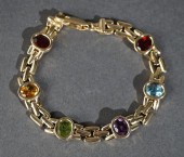 14-KARAT YELLOW-GOLD AND SEMI-