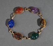 14-KARAT YELLOW-GOLD AND SEMI-