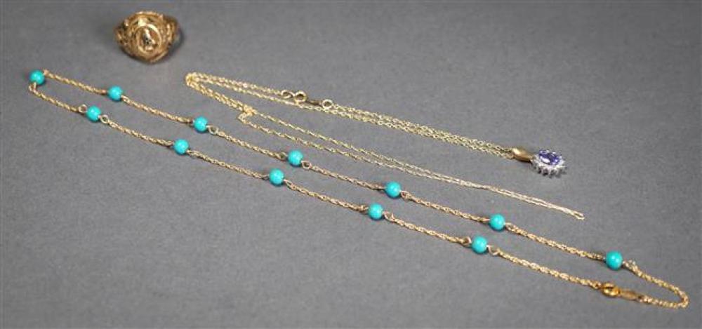 14-KARAT YELLOW-GOLD AND