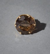 14-KARAT YELLOW-GOLD AND SMOKE