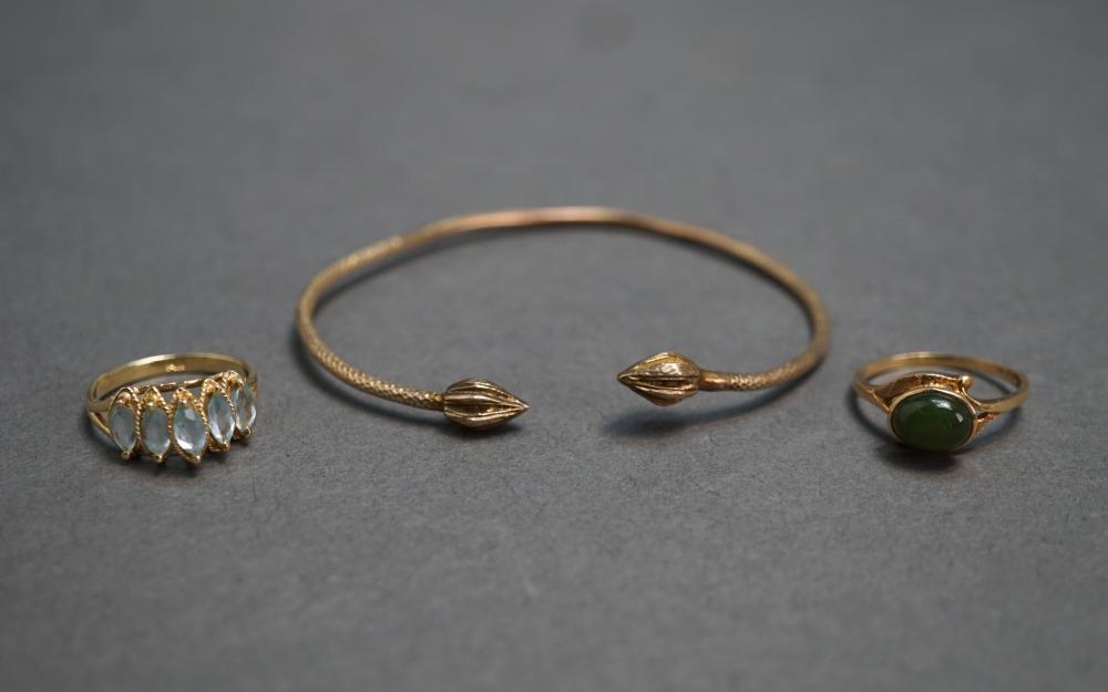 14-KARAT YELLOW-GOLD AND STONE