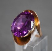 14-KARAT YELLOW GOLD AND SYNTH