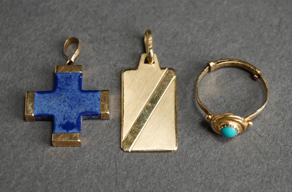 14-KARAT YELLOW-GOLD AND