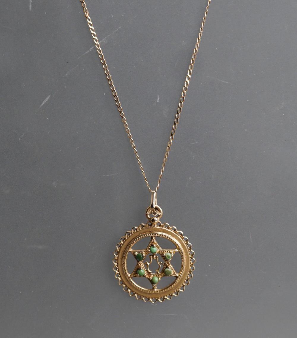 14-KARAT YELLOW-GOLD AND