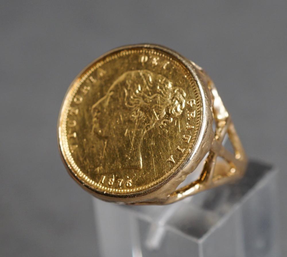 14-KARAT YELLOW-GOLD AND VICTORIA