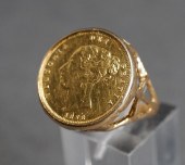 14-KARAT YELLOW-GOLD AND VICTO