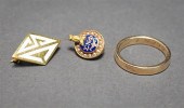14-KARAT YELLOW-GOLD BAND, TIF