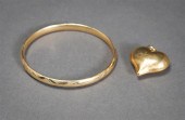 14-KARAT YELLOW-GOLD BANGLE BR