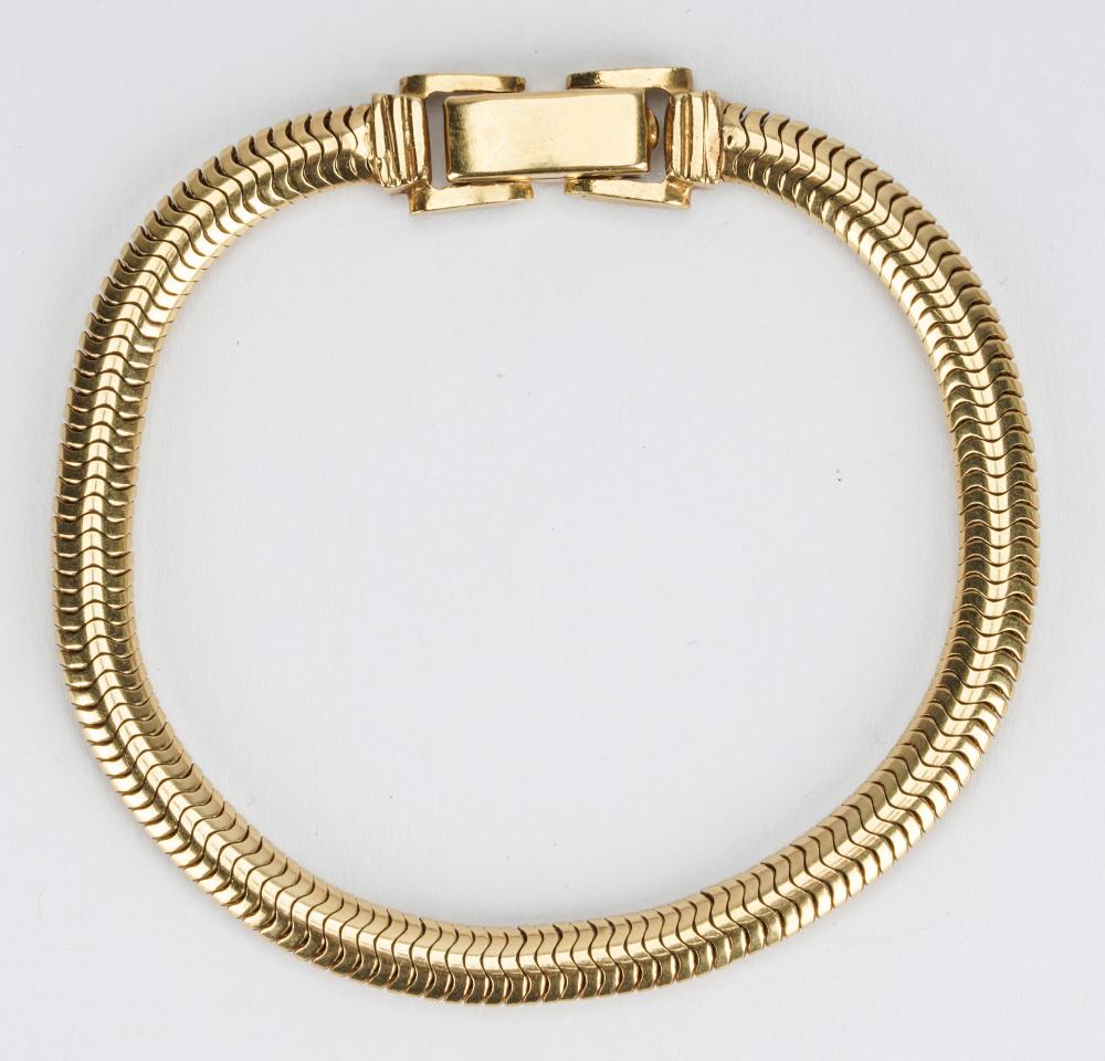 14 KARAT YELLOW GOLD BRACELET19.3