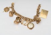 14 KARAT YELLOW GOLD CHARM BRA