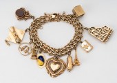 14 KARAT YELLOW GOLD CHARM BRA