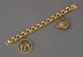 14-KARAT YELLOW-GOLD CHARM BRA