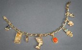 14-KARAT YELLOW-GOLD CHARM BRA