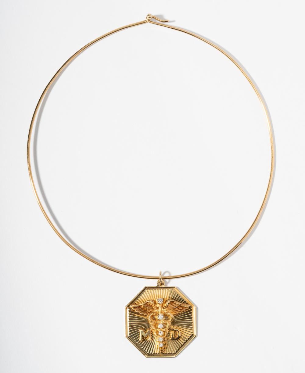 14 KARAT YELLOW GOLD DIAMOND