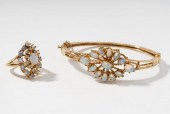 14 KARAT YELLOW GOLD DIAMOND A