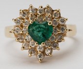 14 KARAT YELLOW GOLD DIAMOND &