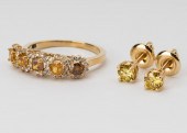 14 KARAT YELLOW GOLD DIAMOND E