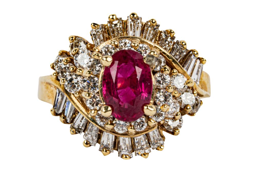 14 KARAT YELLOW GOLD, DIAMOND, &
