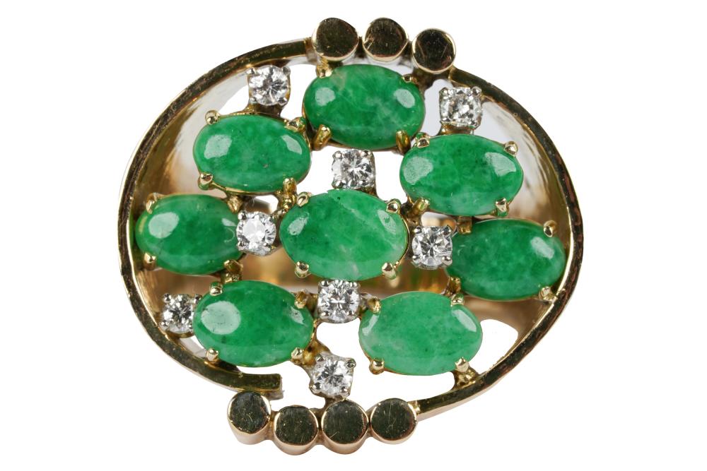 14 KARAT YELLOW GOLD, DIAMOND, &