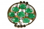 14 KARAT YELLOW GOLD, DIAMOND,