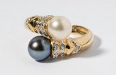 14 KARAT YELLOW GOLD, DIAMOND