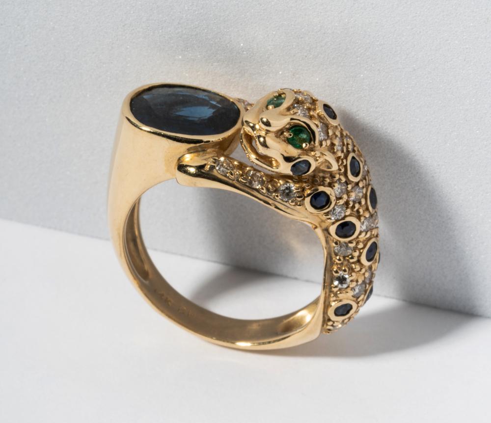 14 KARAT YELLOW GOLD, DIAMOND,