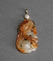 14-KARAT YELLOW-GOLD, DIAMOND