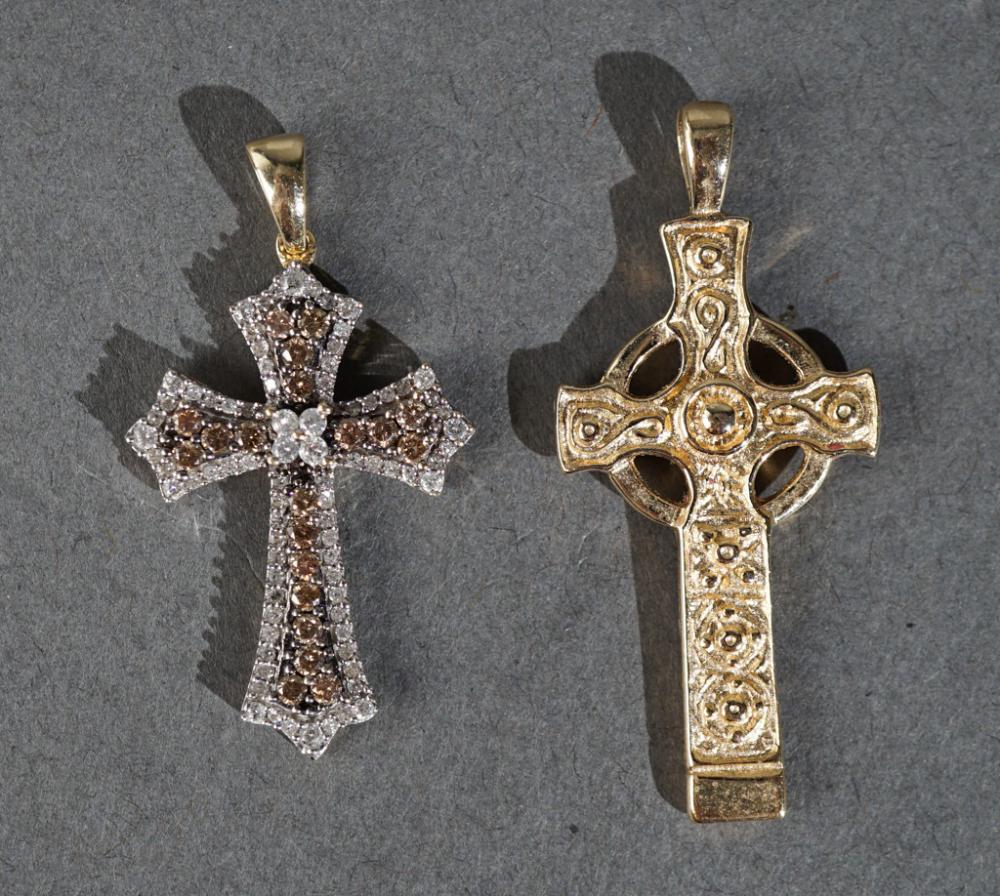 14-KARAT YELLOW-GOLD DIAMOND AND