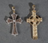 14-KARAT YELLOW-GOLD DIAMOND A